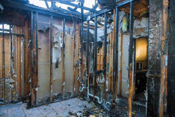 Professional Fire Damage Removal technician working in Everett, PA